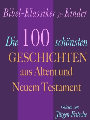 cover image of Bibel-Klassiker für Kinder